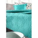 Σετ 2τμχ Κουβερλί Curves Petrol 160x240 guy Laroche  100% Fine Microfiber