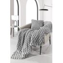 Ριχτάρι Elixir Silver 120x160 + Διακοσμητικό Μαξιλάρι guy Laroche  100% Polyester Art. fur