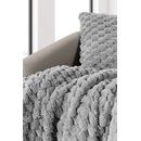 Ριχτάρι Elixir Silver 120x160 + Διακοσμητικό Μαξιλάρι guy Laroche  100% Polyester Art. fur