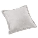 Προσφορα! Κουβέρτα Βρεφική Velvet Silver 100x140 δύο Όψεων + Δώρο Μαξιλαράκι Διακοσμητικό 45x45 Saint Clair  100% Flannel