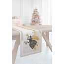 Χριστουγεννιάτικη Τραβέρσα 2036 Laser cut 40x160 Saint Clair  100% Polyester