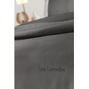 Σετ 3τμχ Παπλωματοθήκη Silky Anthracite 245x245 guy Laroche  100% Cotton Satin