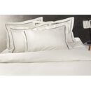 Σετ 3τμχ Παπλωματοθήκη Blend Silver-Ivory 260x260 guy Laroche  Cotton Satin