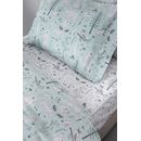 Σετ 2τμx. Παιδικής Παπλωματοθήκης Forest Mist 165x225 guy Laroche Mint 100% Cotton