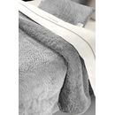 Κουβέρτα Crusty Silver 220x240 + Διακοσμητικό Μαξιλάρι guy Laroche  100% Polyester art fur Ultrasoft