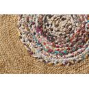 Χαλί Rugget Multi Round 150εκ. guy Laroche  50% Cotton, 50% Jute