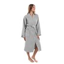 Μπουρνούζι Basic Grey Πικέ Medium guy Laroche  60% Cotton - 40% Polyester