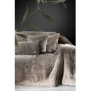 Σετ 2τμχ. Ριχτάρι Crusty Mink 130x170 με Διακοσμητικό Μαξιλαράκι 40x40+3 guy Laroche Green 100% Polyester art fur Ultrasoft