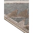 Χαλί Crystallini Grey Σετκρεβατοκάμαρας(67x140(2)+67x230)