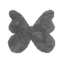 Παιδικό Χαλί Dark Grey Shade Butterfly 120x120