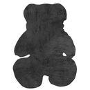 Παδικό Χαλί Feathery Black Teddy Bear 90x110
