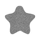 Παιδικό Χαλί Glacial Grey Star 160x160