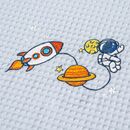 ΚΟΥΒΕΡΤΑ ΠΙΚΕ ΑΓΚΑΛΙΑΣ 80X110 ADAM HOME  SPACE BLUE