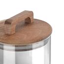 ESTIA ΔΟΧΕΙΟ ΑΠΟΘΗΚΕΥΣΗΣ ALLURE ΓΥΑΛΙΝΟ 650ml 10x10x14.8cm