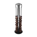 ESTIA ΒΑΣΗ ΓΙΑ ΚΑΨΟΥΛΕΣ ESPRESSO METAL BLACK ΜΕΤΑΛΛΙΚΗ 40 ΘΕΣΕΩΝ ΜΑΥΡΗ