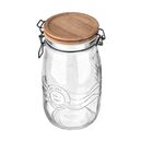 ESTIA ΔΟΧΕΙΟ ΑΠΟΘΗΚΕΥΣΗΣ ALLURE ΓΥΑΛΙΝΟ 1500ml ΜΕ ΚΛΙΠ ΚΑΠΑΚΙ