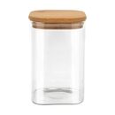 ESTIA ΔΟΧΕΙΟ ΑΠΟΘΗΚΕΥΣΗΣ BAMBOO ESSENTIALS 950ml ΓΥΑΛΙΝΟ ΜΕ ΚΑΠΆΚΙ