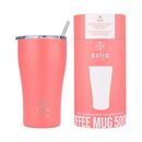 ESTIA ΘΕΡΜΟΣ COFFEE MUG SAVE THE AEGEAN 500ml FUSION CORAL