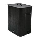 ESTIA ΚΑΛΑΘΙ ΑΠΛΥΤΩΝ BAMBOO ESSENTIALS ΠΤΥΣΣΟΜΕΝΟ ΟΡΘΟΓΩΝΙΟ 60lt ΜΑΥΡΟ