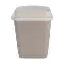 ESTIA ΚΑΔΟΣ ΑΠΟΡΡΙΜΑΤΩΝ FLIPTOP ΠΛΑΣΤΙΚΟΣ 25lt ΓΚΡΙ