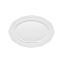 ESTIA ΠΙΑΤΕΛΑ ΟΒΑΛ ATHÉNÉE ΠΟΡΣΕΛΑΝΙΝΗ ΑΝΑΓΛΥΦΗ 25cm WHITE