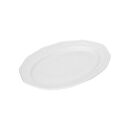 ESTIA ΠΙΑΤΕΛΑ ΟΒΑΛ ATHÉNÉE ΠΟΡΣΕΛΑΝΙΝΗ ΑΝΑΓΛΥΦΗ 25cm WHITE