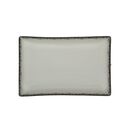 ESTIA ΠΙΑΤΕΛΑ ΟΡΘΟΓΩΝΙΑ PEARL ΠΟΡΣΕΛΑΝΙΝΗ 21x10.5cm GREY