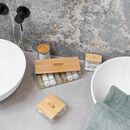 ESTIA ΚΟΥΤΙ ΑΠΟΘΗΚΕΥΣΗΣ & ΟΡΓΑΝΩΣΗΣ BAMBOO ESSENTIALS ΤΕΤΡΑΓΩΝΟ  9x9x6cm ΜΕ ΚΑΠΑΚΙ
