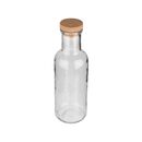 ESTIA ΜΠΟΥΚΑΛΙ ΓΥΑΛΙΝΟ 1000ml ΜΕ ΚΑΠΑΚΙ ΦΕΛΛΟΥ ΓΚΡΙ