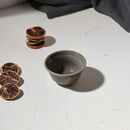 ESTIA ΜΠΟΛ ΓΙΑ ΝΤΙΠ PEARL ΠΟΡΣΕΛΑΝΙΝΟ 8.5cm GREY