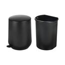 ESTIA ΧΑΡΤΟΔΟΧΕΙΟ ΜΠΑΝΙΟΥ FJORD SOFT CLOSE 5lt BLACK