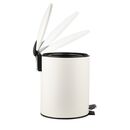 ESTIA ΧΑΡΤΟΔΟΧΕΙΟ ΜΠΑΝΙΟΥ CLASSIC SOFT CLOSE 5lt ΜΑΤ ΛΕΥΚΟ