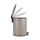 ESTIA ΧΑΡΤΟΔΟΧΕΙΟ ΜΠΑΝΙΟΥ CLASSIC SOFT CLOSE 5lt ΜΑΤ TAUPE