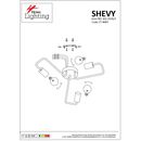 KQ 2626/3 SHEVY CEILING LAMP Δ3