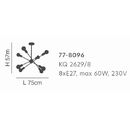KQ 2629/8 GWEN NICKEL PENDANT Δ4