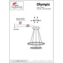 SE LED 60-40 OLYMPIC PENDANT CHROME Α5
