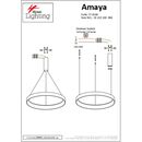 SE LED 100 AMAYA PENDANT NICKEL MAT Ε5