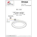 SE LED 80 AMAYA CEILING NICKEL MAT Δ3