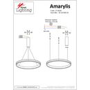 SE LED 80 AMARYLIS PENDANT CHROME Γ5