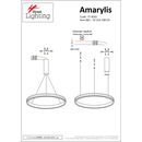 SE LED 100 AMARYLIS PENDANT CHROME Γ5