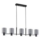 SE21-BL-120-SH2 ADEPT BLACK PENDANT GREY SHADE+