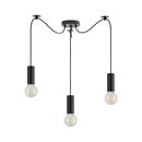 SE21-BL-4-BL3 ADEPT TUBE Black Pendant+