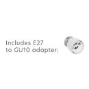 SE21-NM-5 ADEPT TUBE NICKEL MATT Ε27+GU10 PENDANT B1