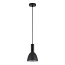 SE21-BL-4-MS2 ADEPT TUBE Black Pendant Black Metal Shade+