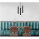 SE21-BL-5-3BL ADEPT TUBE BLACK Black Pendant+
