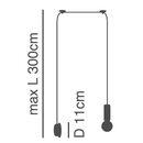 SE21-NM-4-NM1W ADEPT TUBE Nickel Matt Wall lamp+