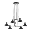 SE21-BL-100-MS3 ADEPT PENDANT Black Metal Pendant Black Metal Shade+