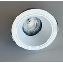 SE-SP-DL-R-WH CIELO SPOT COMPONENT RECESSED GU10/COB WHITE FOR HOLE 7,3cm. PAIRING WITH DEPO OR