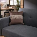 Μαξιλαροθήκη Velvet 03 με Κρόσι - 45x45cm με Γέμιση