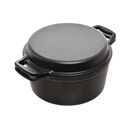 Estia Κατσαρολα Iron 2 σε 1 Μαντεμενια  25cm με Καπακι-Τηγανι